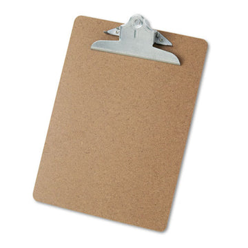 Universal® Hardboard Clipboard, 1" Capacity, Holds 8 1-2 X 11, Brown freeshipping - TVN Wholesale